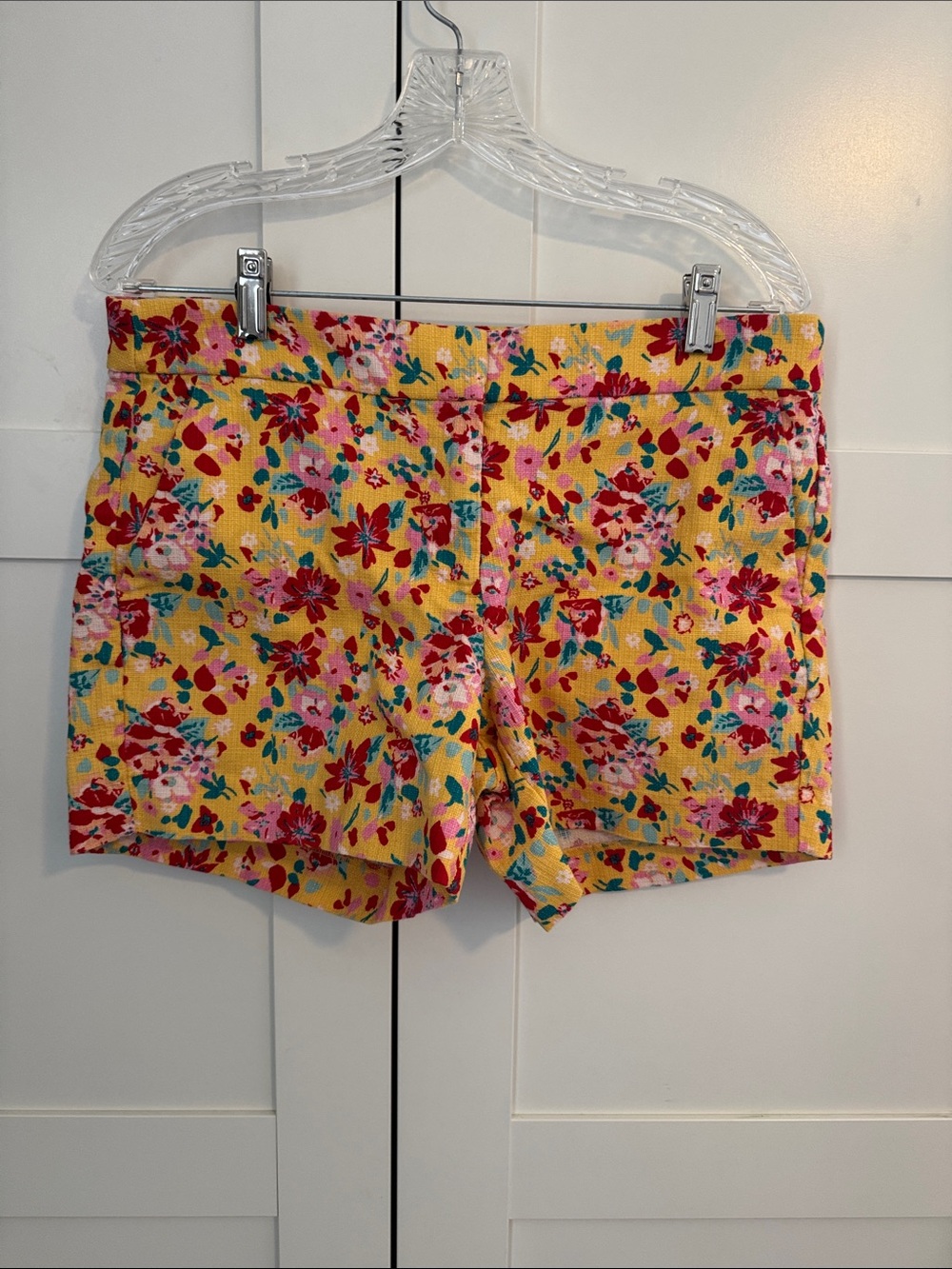 Yellow Floral Women’s Shorts J. Crew